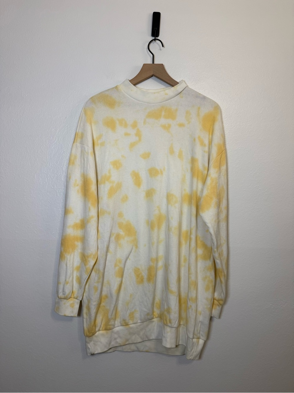Ragabond Yellow Tie-dye Sweatshirt Tunic